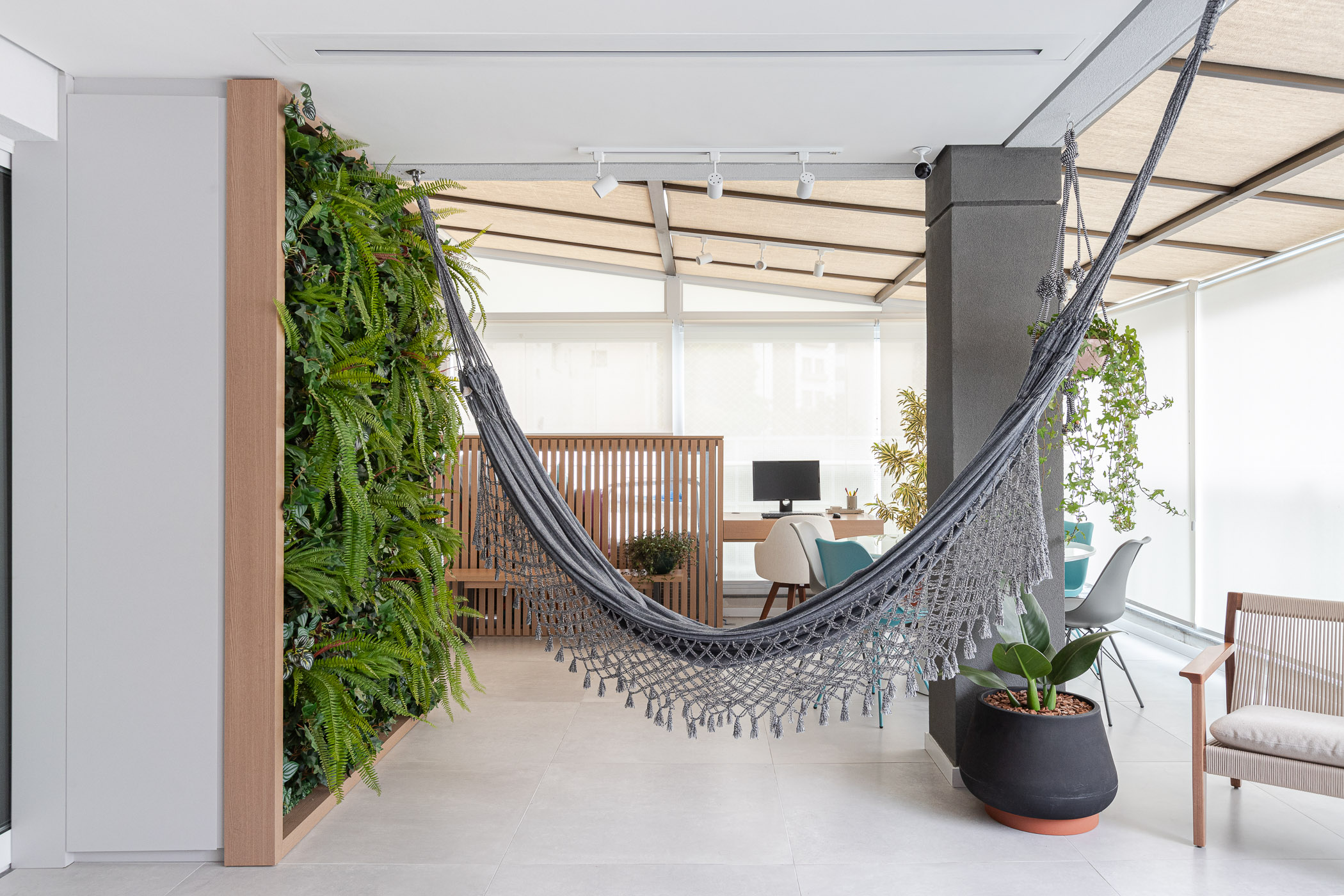 rede em apartamento garden